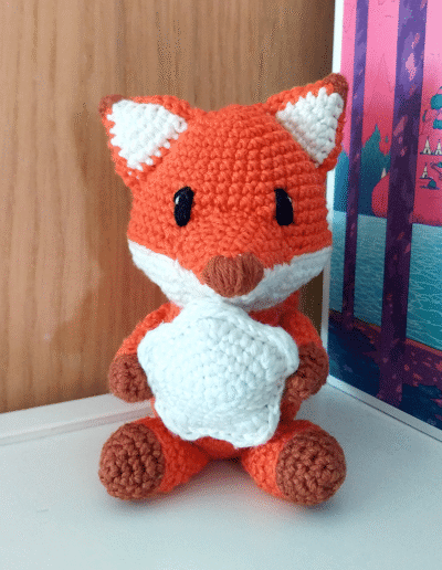 Le renard et son étoile qui brille dans le noir