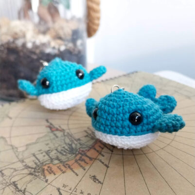 Porte-clé baleine