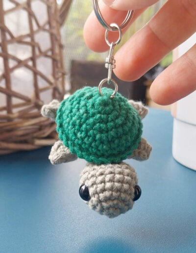 porte cle tortue portee 3