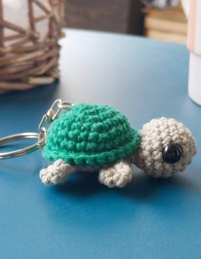 porte cle tortue vue profil 2